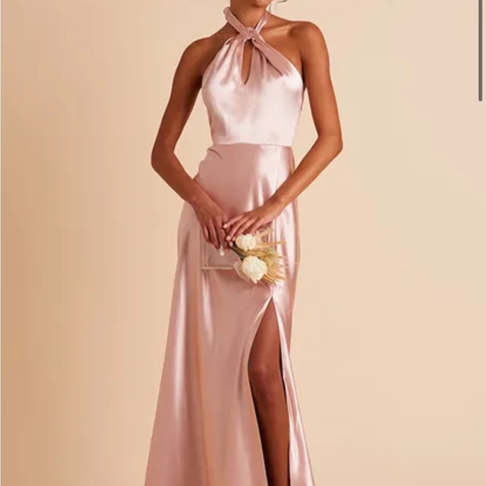 Monica Dress in Rose Gold